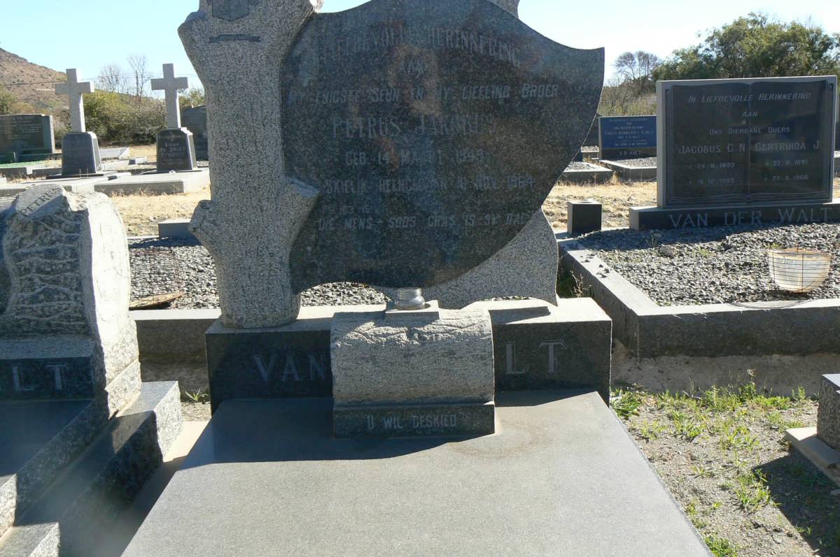 WALT Petrus Jakobus, van der 1949-1964