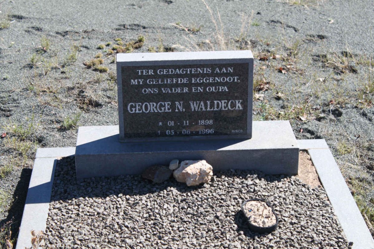 WALDECK George N. 1898-1996