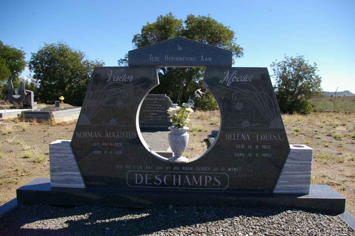 DESCHAMPS Norman Augustus 1920-1991 &amp; Helena Louisa 1922-1989
