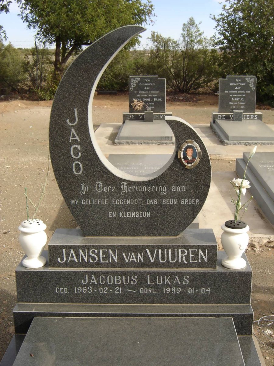 VUUREN Jacobus Lukas, Jansen van 1963-1989