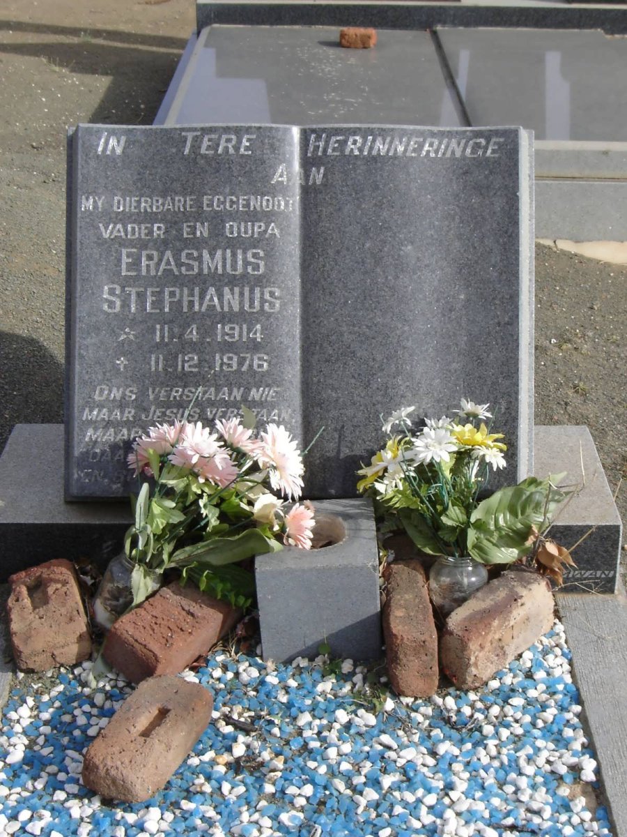 ERASMUS Stephanus 1914-1976