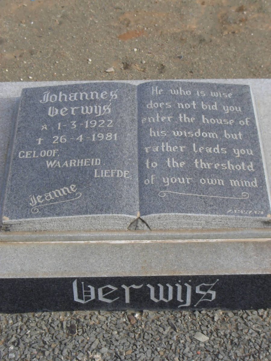 VERWYS Johannes 1922-1981