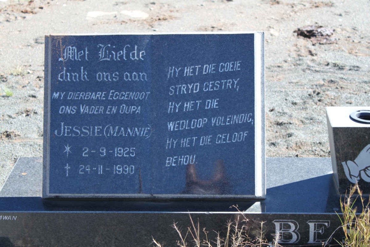 BESTER Jessie 1925-1990