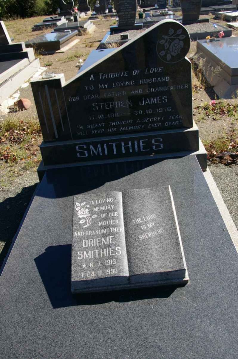 SMITHIES Stephen James 1911-1976 &amp; Drienie 1913-1990