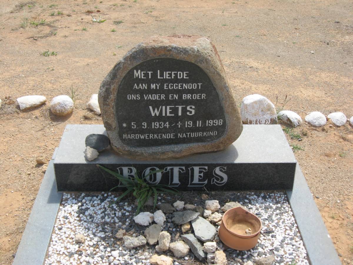 BOTES Wiets 1934-1998