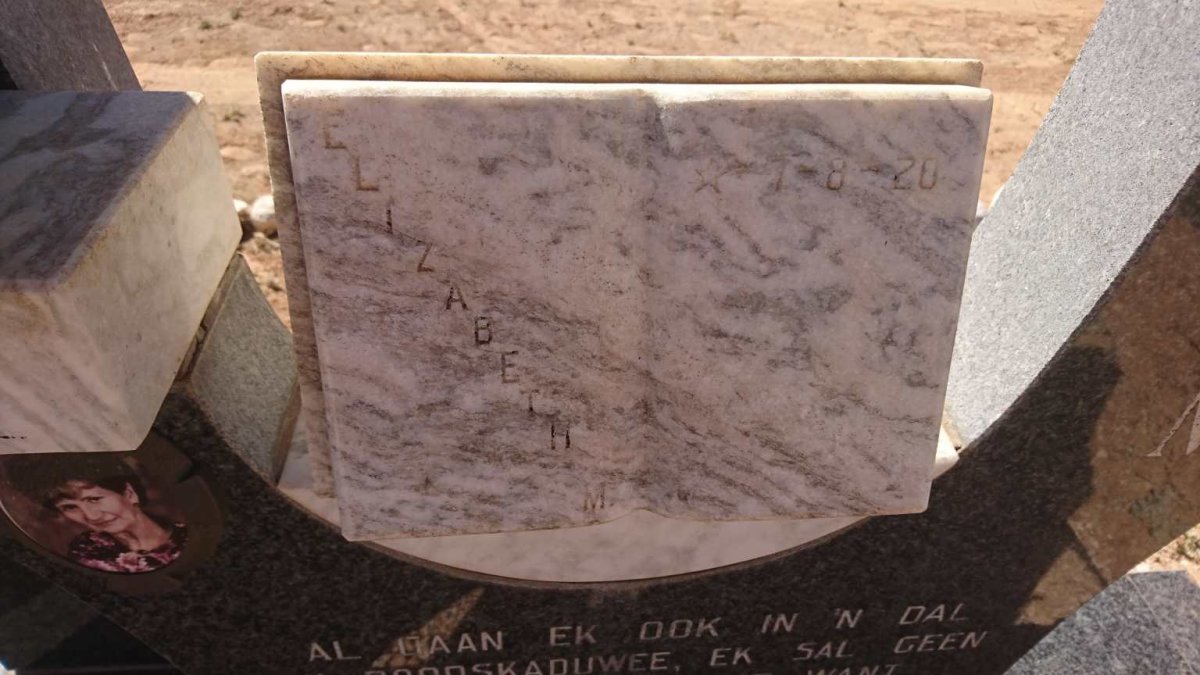MYBURGH Joseph P. 1917-1993 &amp; Elizabeth M. HANEKOM 1920-