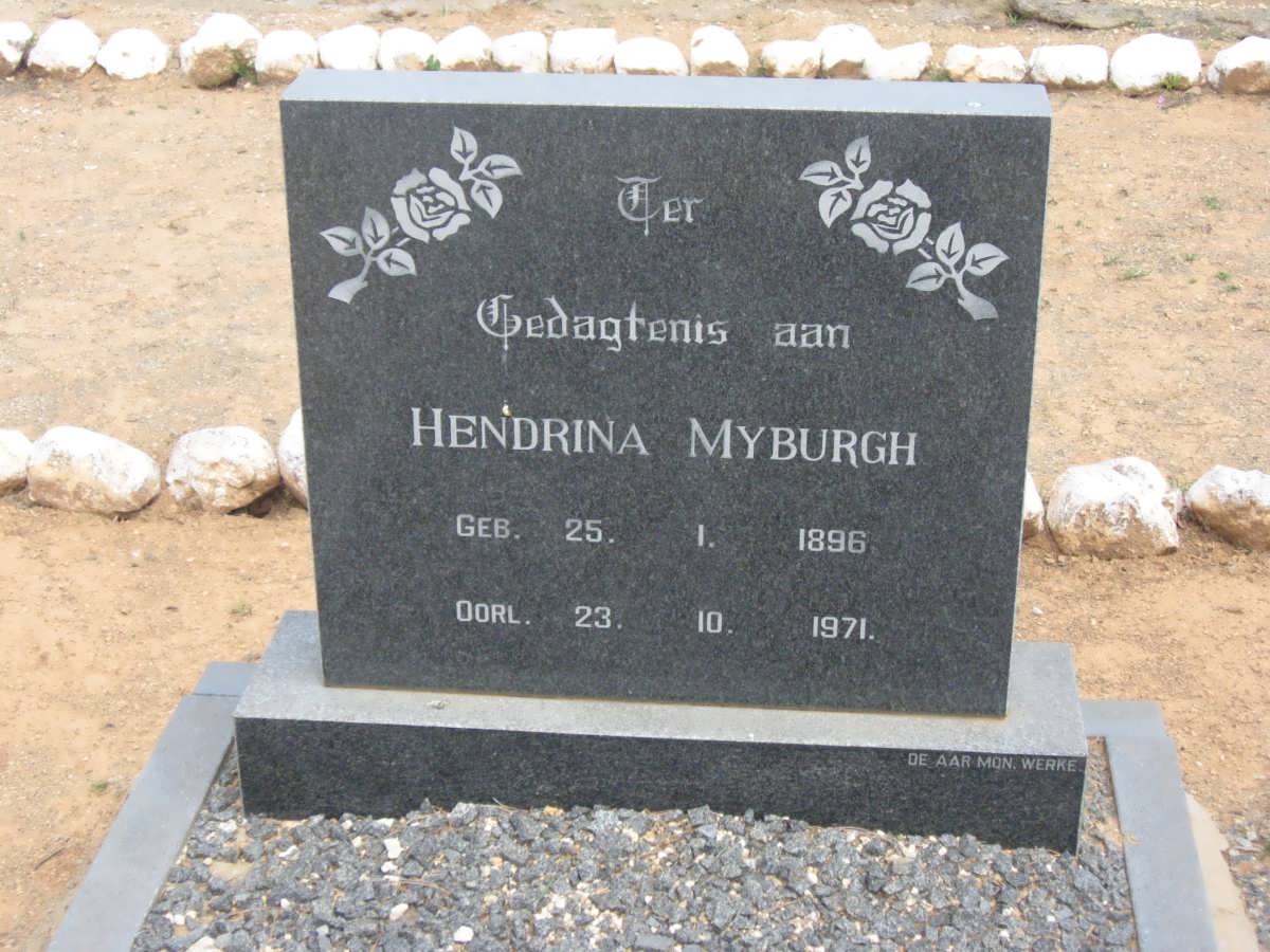 MYBURGH Hendrina 1896-1971