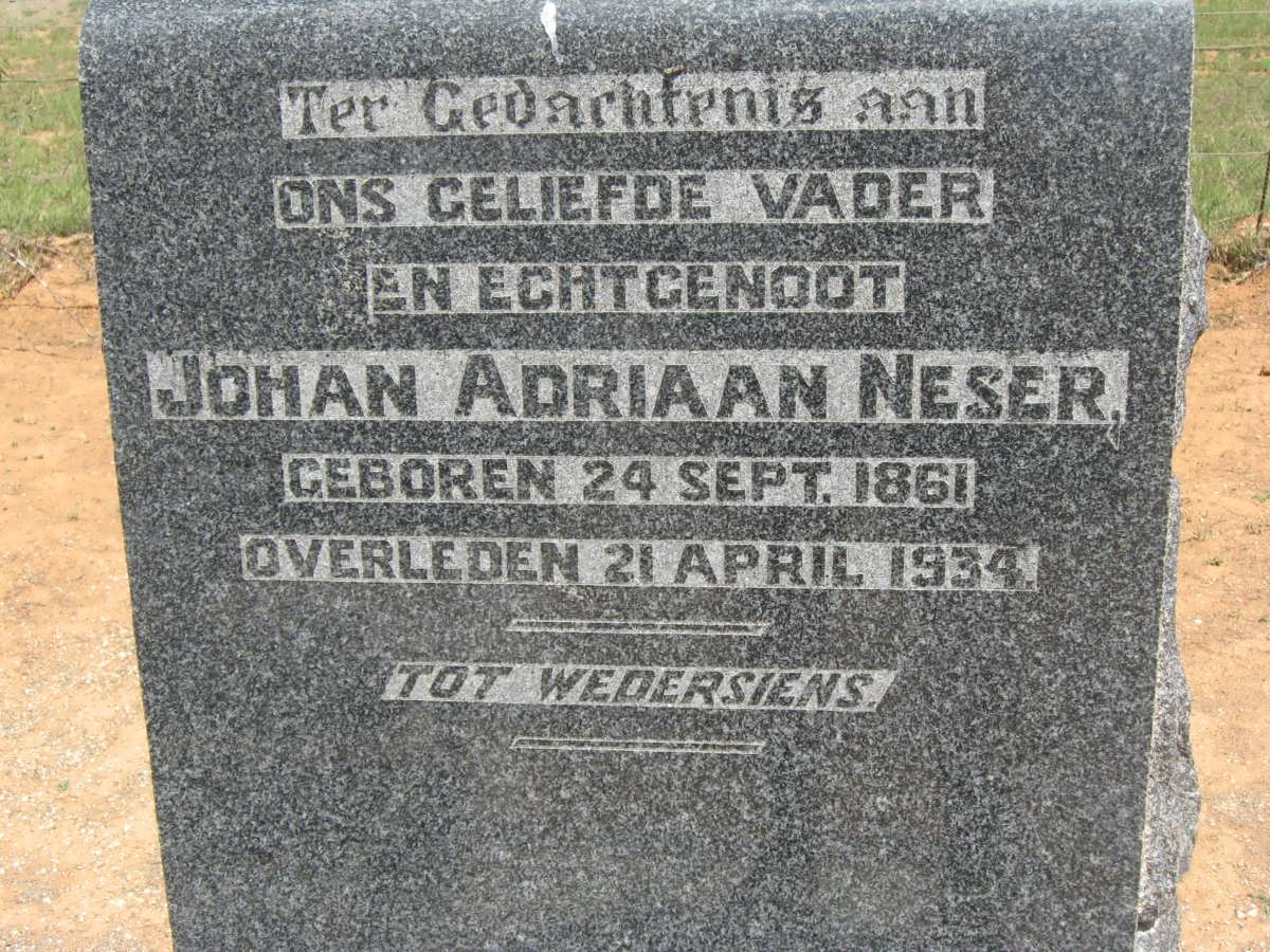 NESER Johan Adriaan 1861-1934