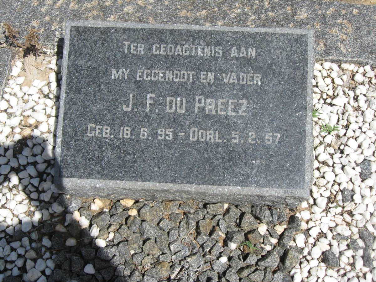 PREEZ J.F., du 1895-1957