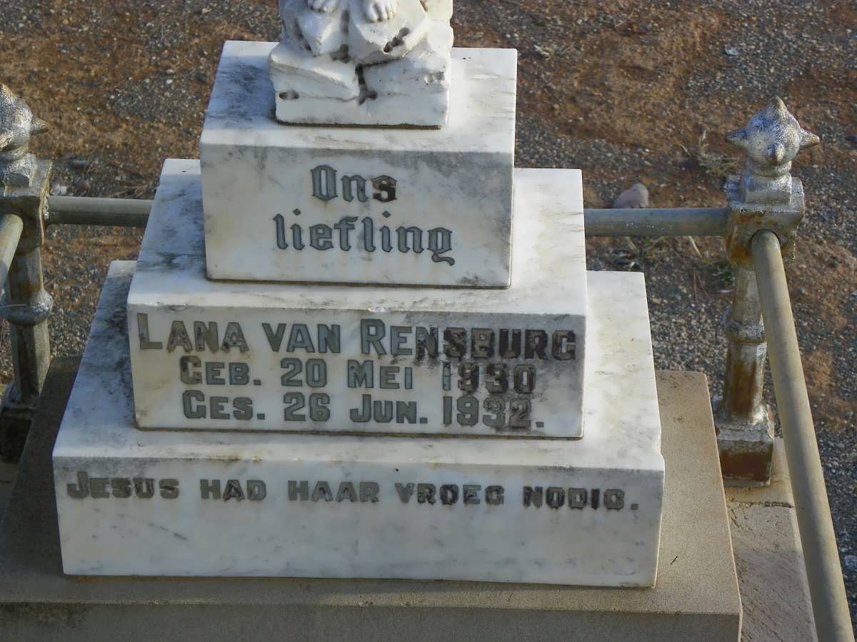 RENSBURG Lana, van 1930-1932