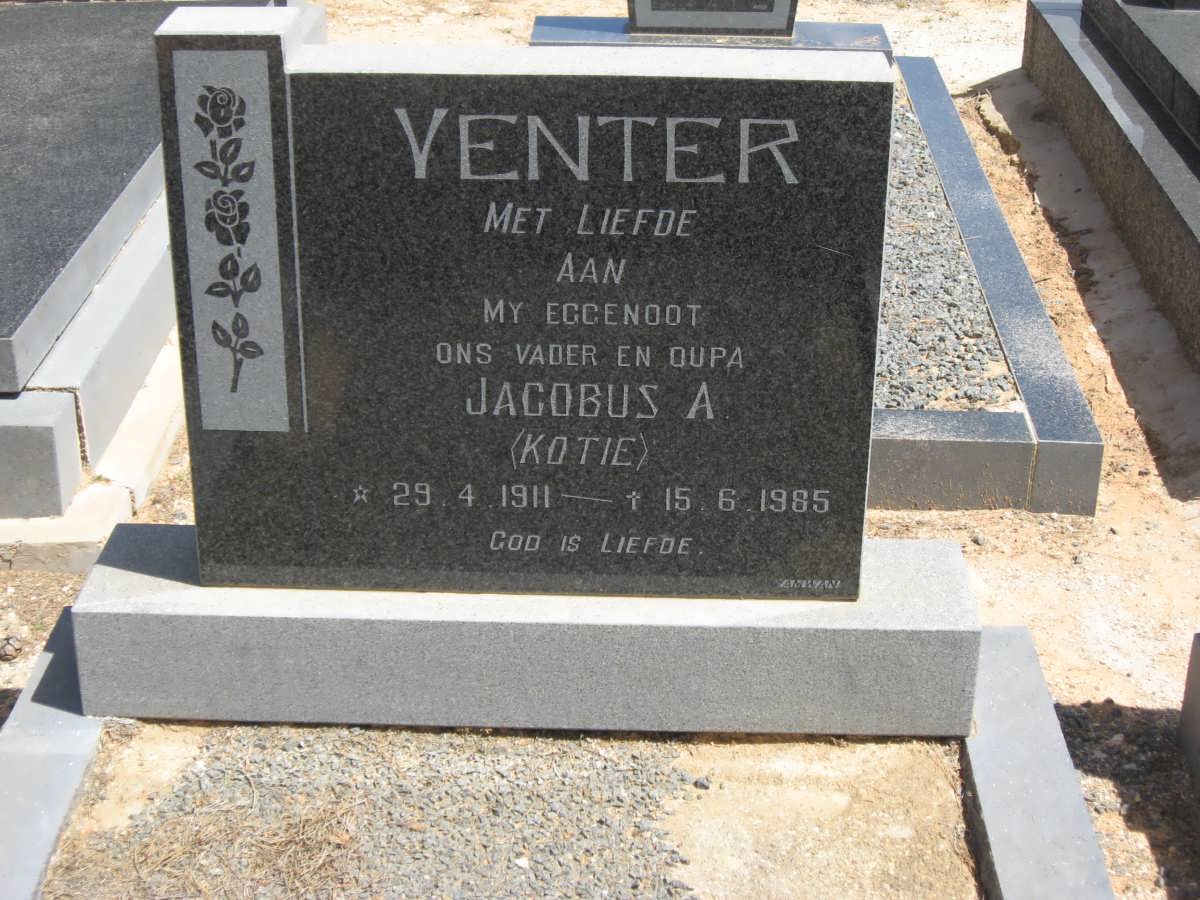 VENTER Jacobus A. 1911-1985