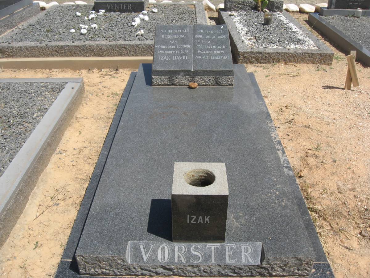 VORSTER Izak David 1903-1964 _2