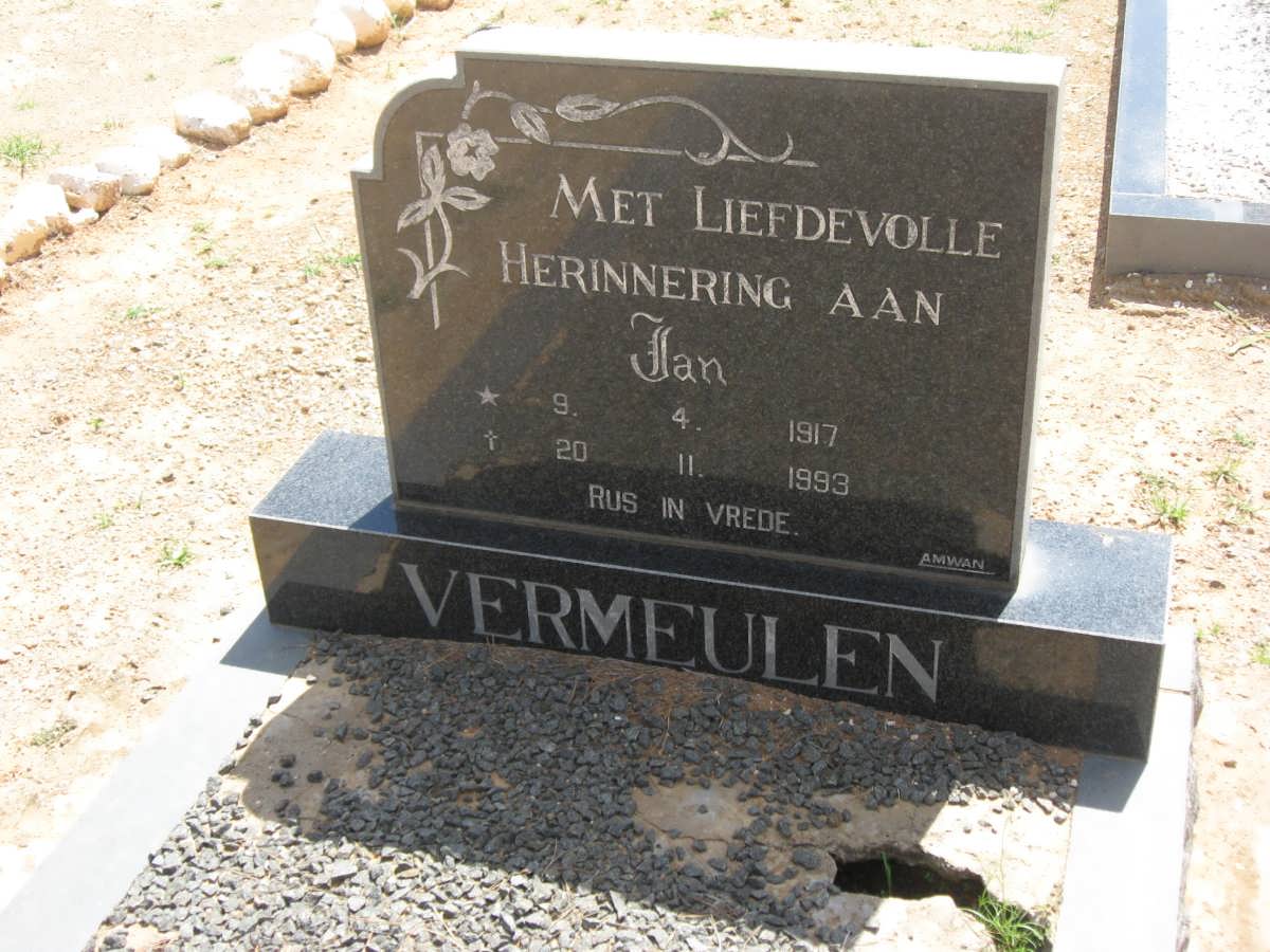 VERMEULEN Jan 1917-1993