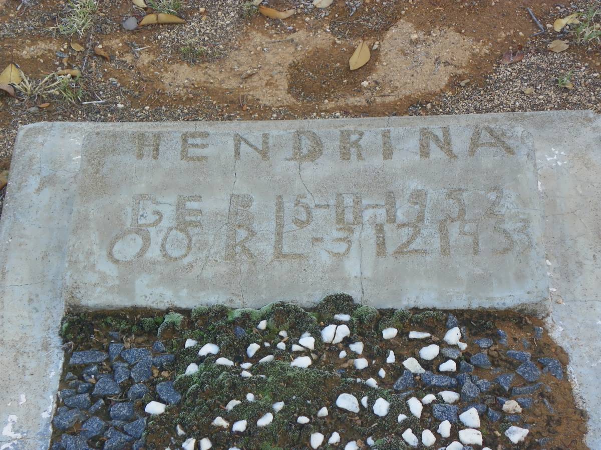 ? Hendrina 1952-1953