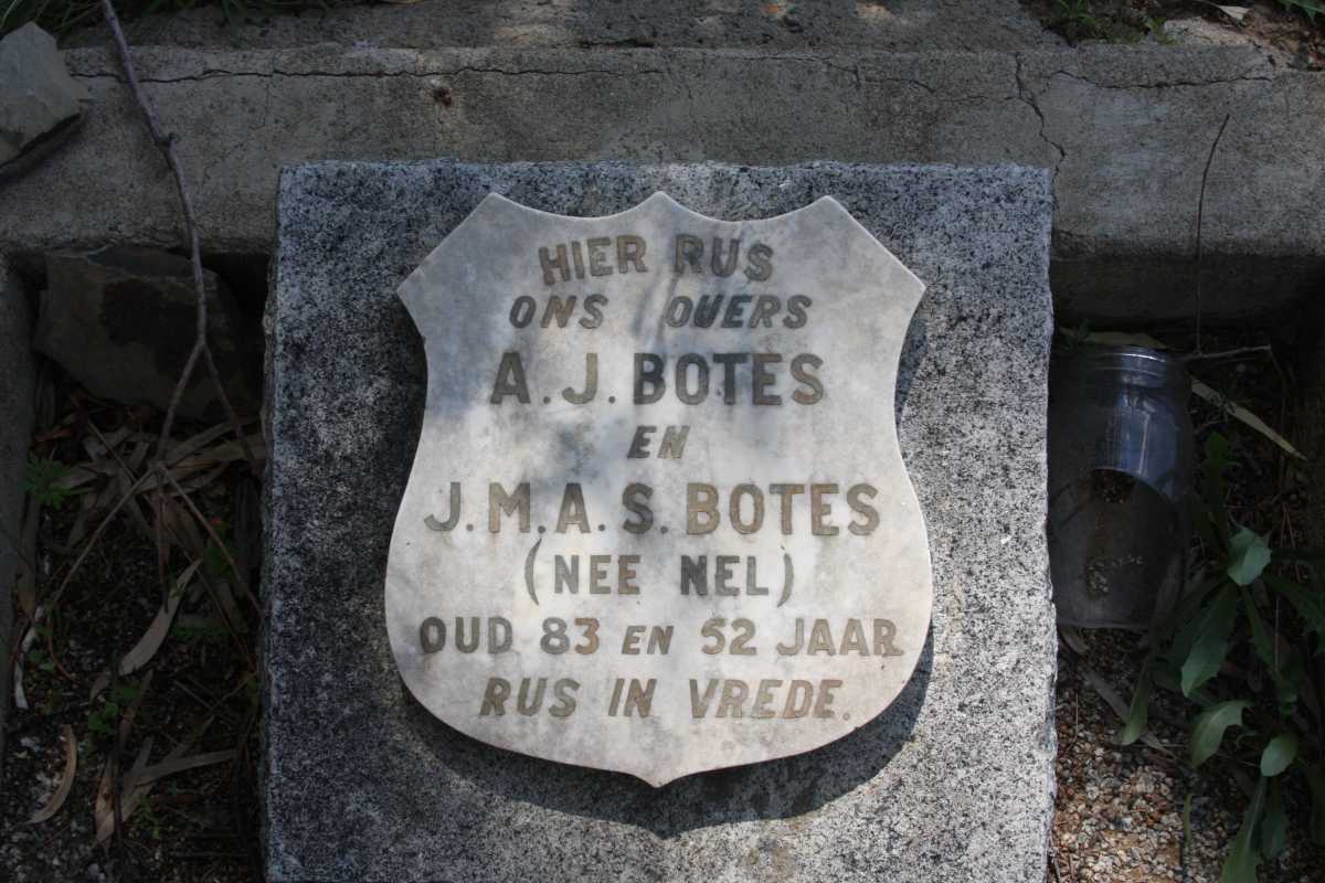 BOTES A.J. &amp; J.M.A.S. Nel