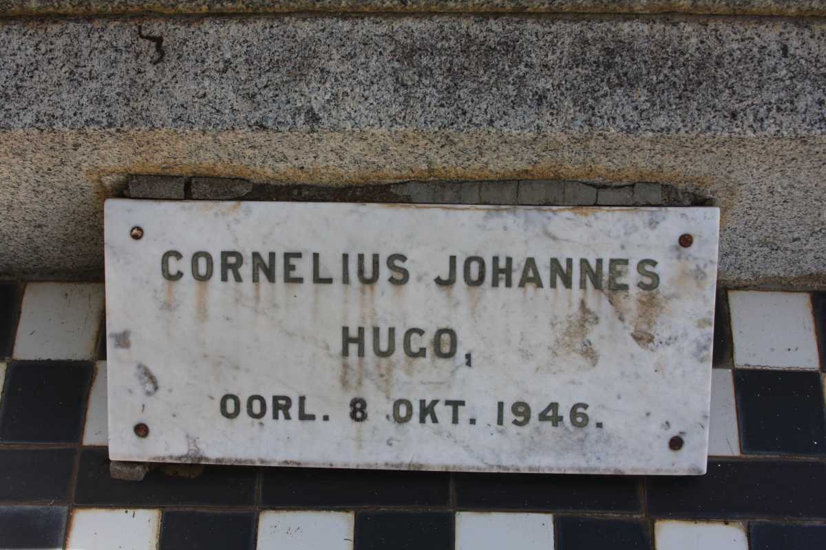 HUGO Cornelius Johannes -1946