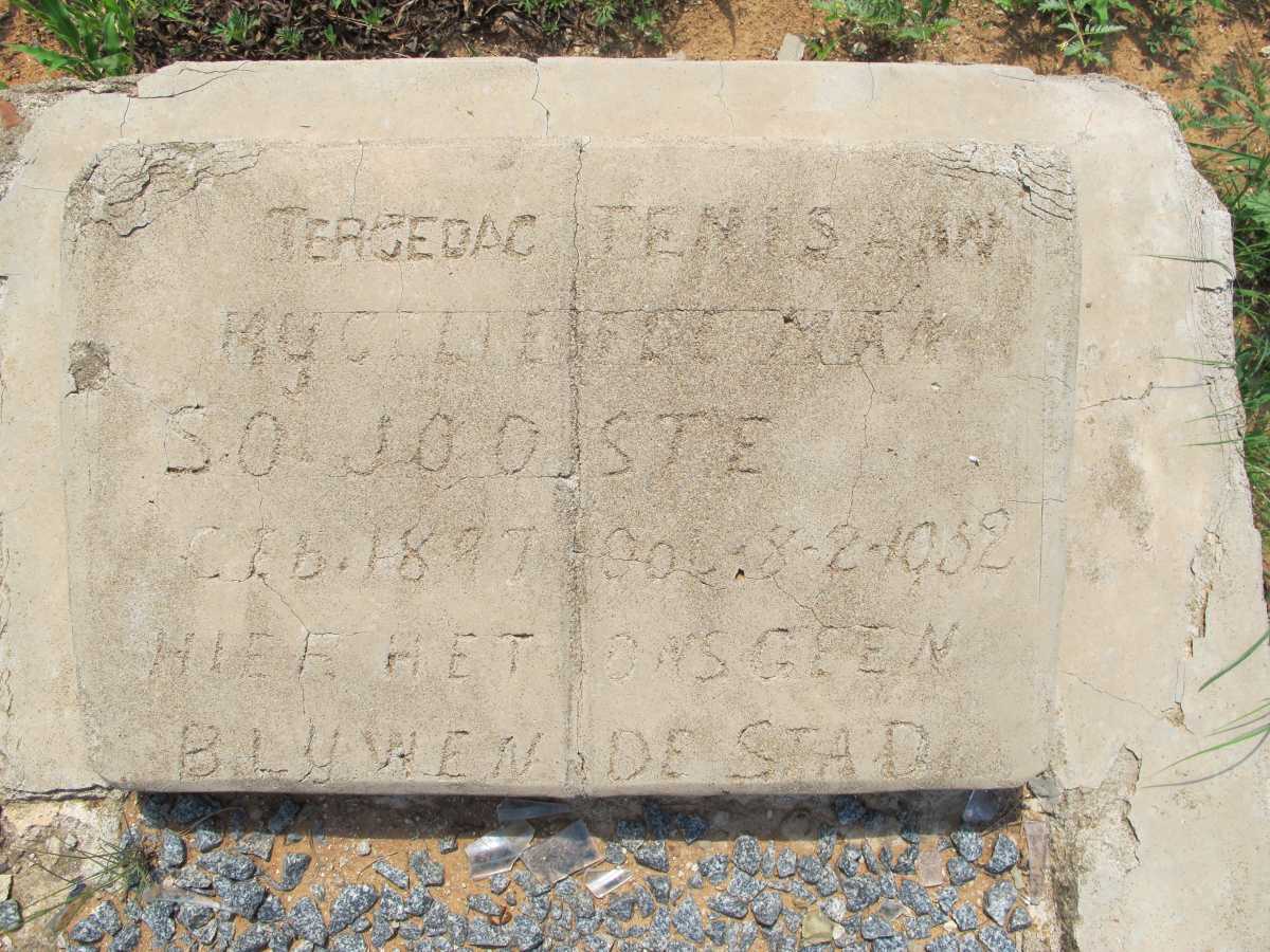 JOOSTE S.O. 1897-19?2