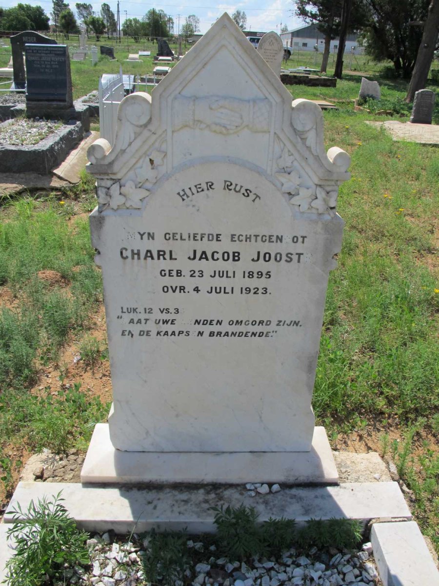 JOOSTE Charl Jacob 1895-1923
