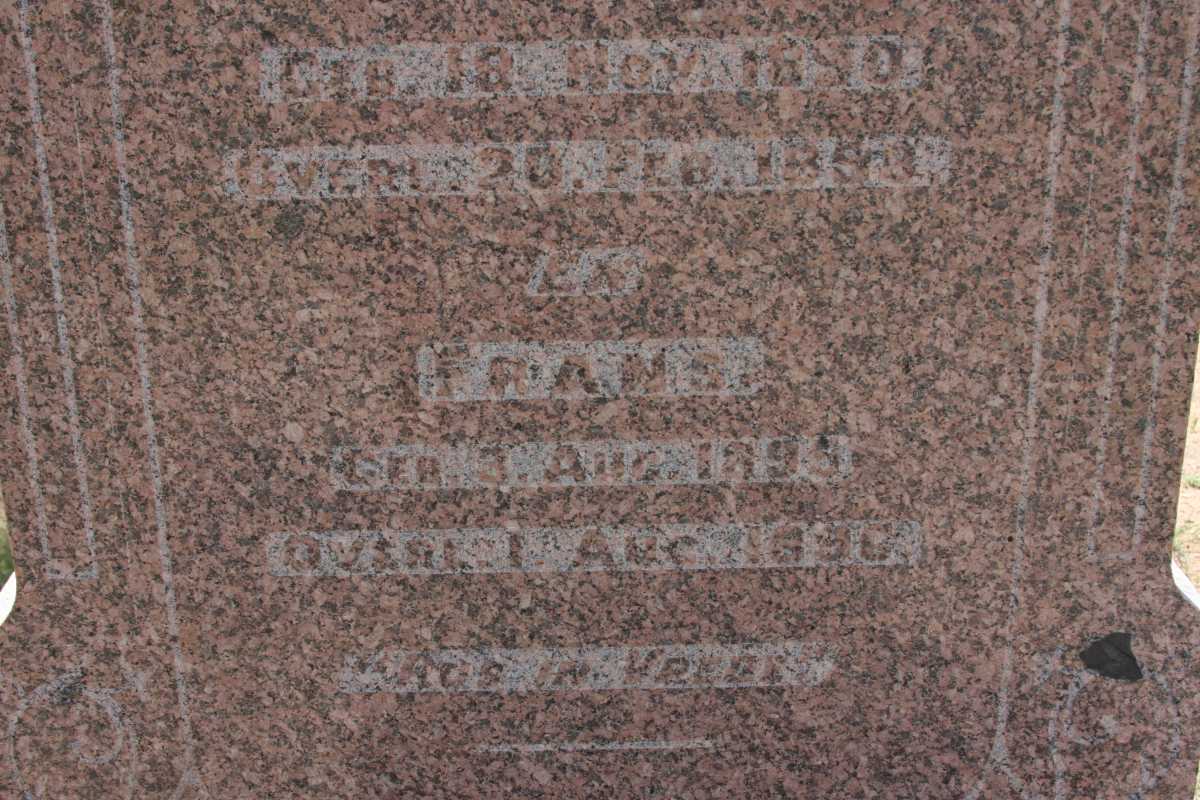 SCHOLTZ Frans 1895-1896