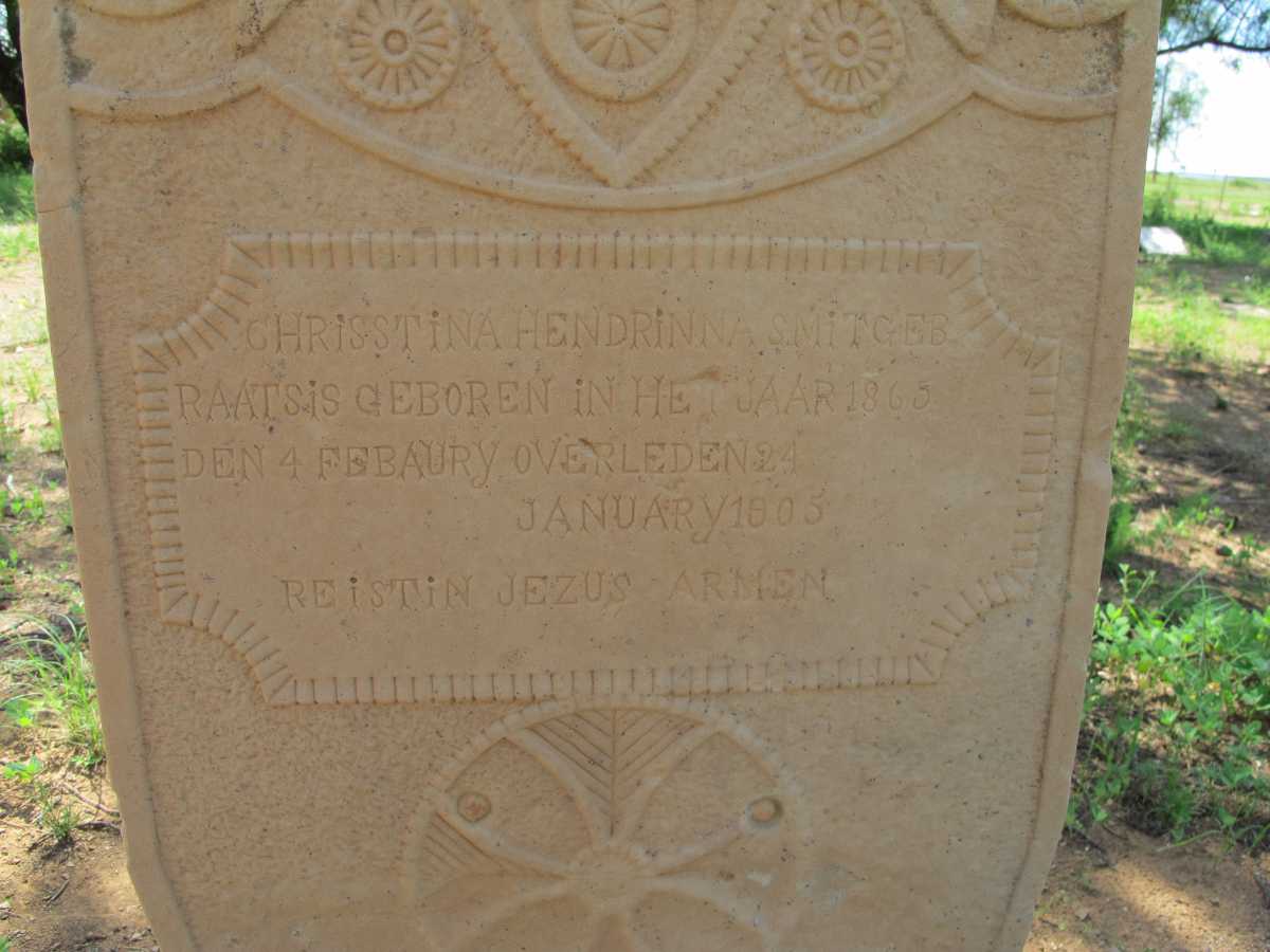 SMIT Chrisstina Hendrinna nee RAATS 1865-1905