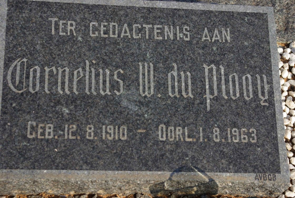 PLOOY Cornelius W., du 1910-1963