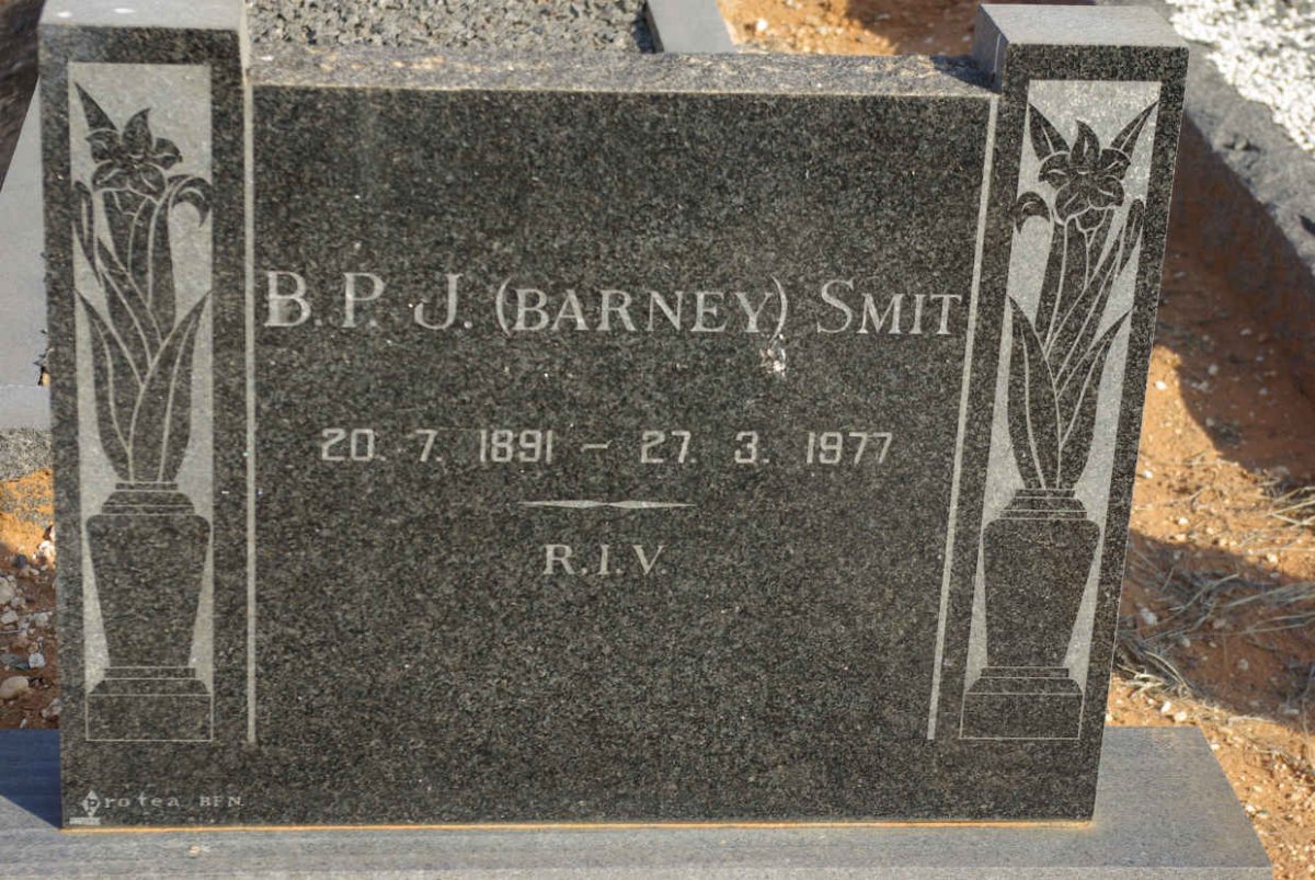 SMIT B.P.J. 1891-1977