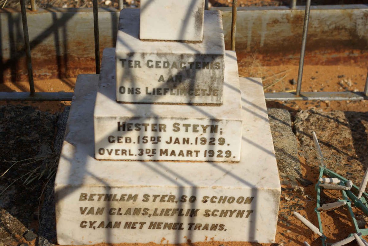 STEYN Hester 1929-1929
