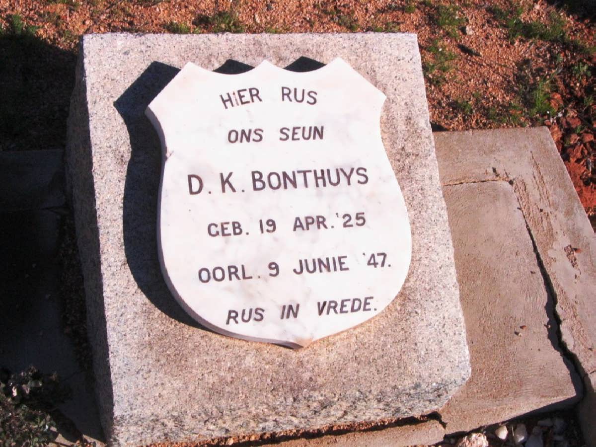 BONTHUYS D.K. 1925-1947