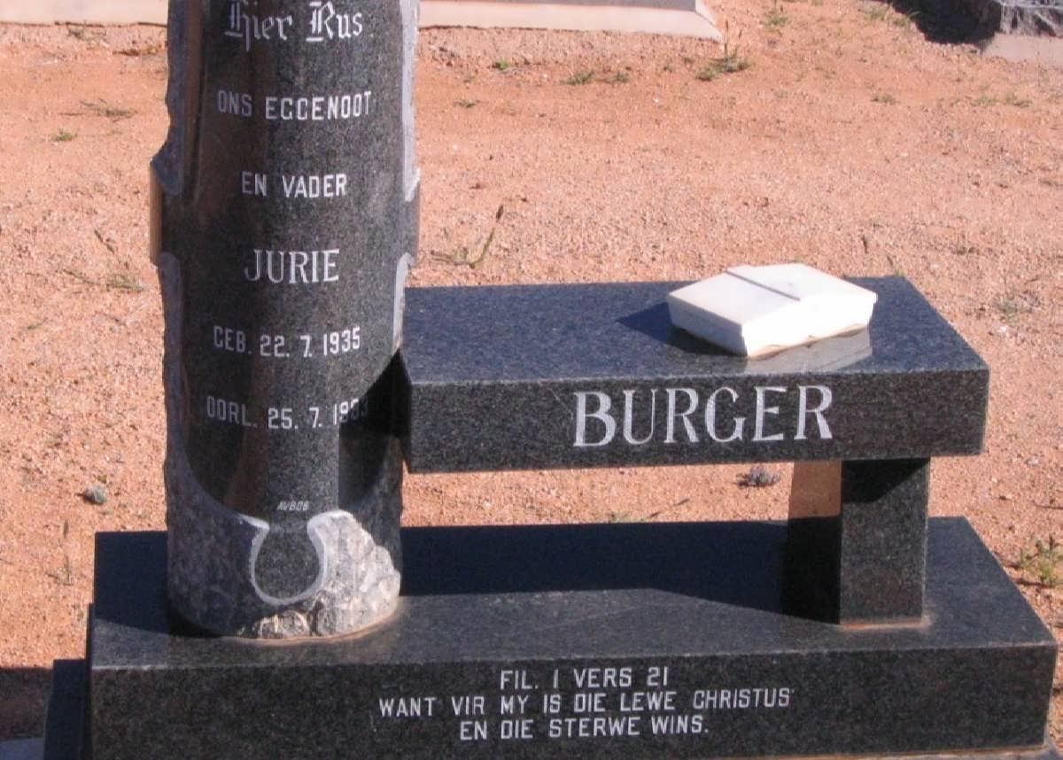 BURGER Jurie 1935-1983