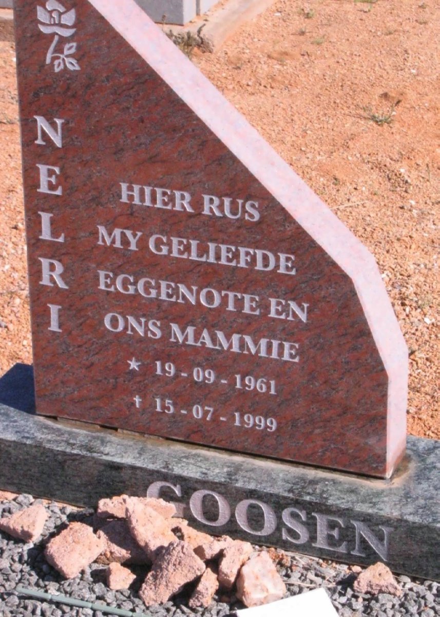 GOOSEN Nelri 1961-1999