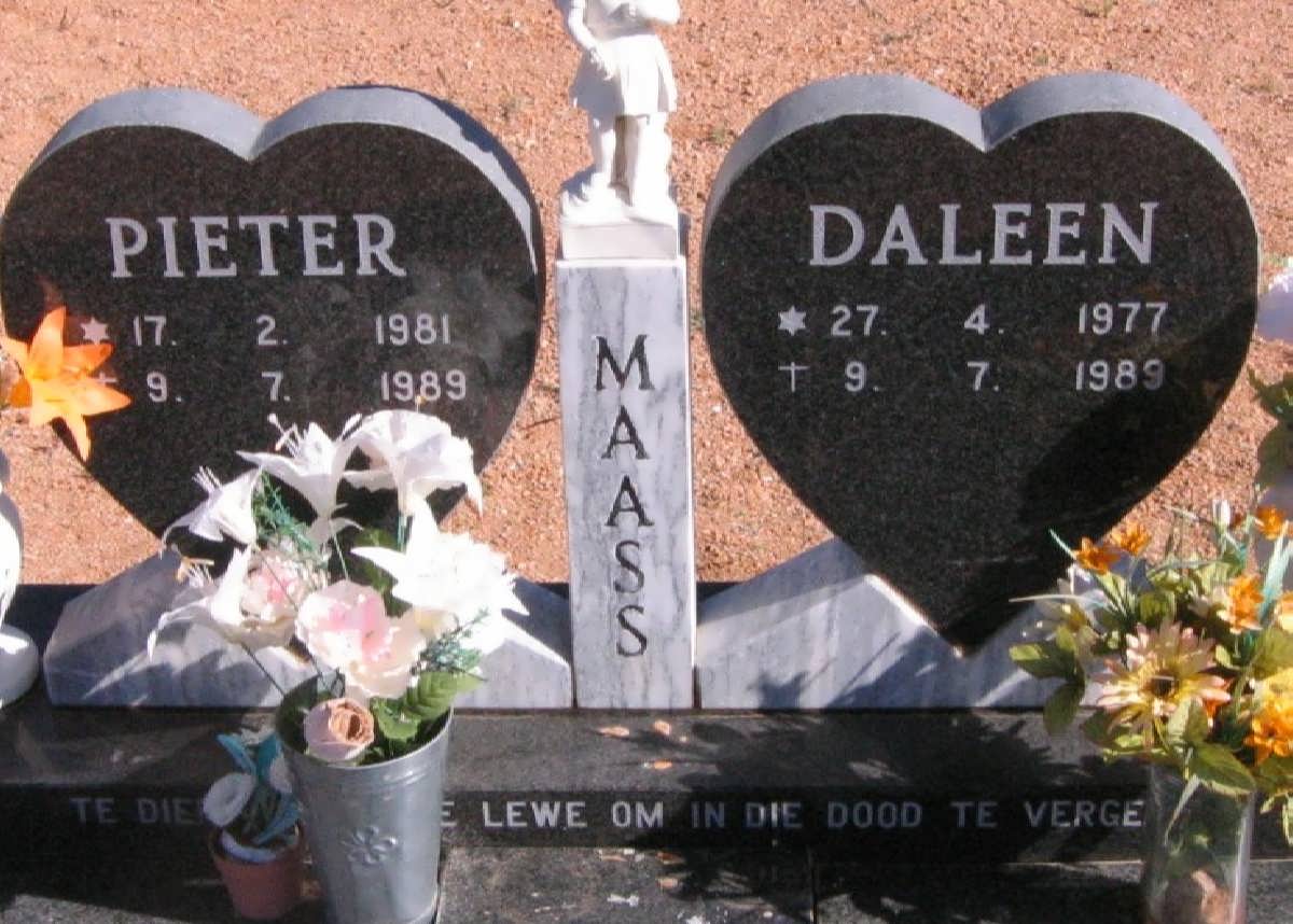 MAASS Daleen 1977-1989 :: MAASS Pieter 1981-1989