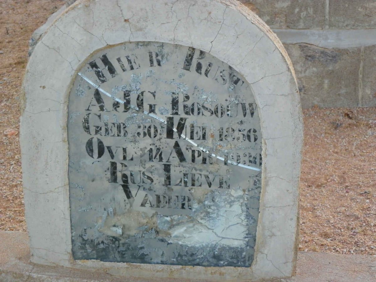 ROSOUW A.J.G. 1856-1930