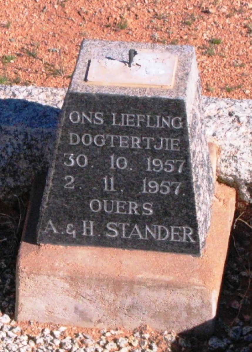 STANDER Dogtertjie 1957-1957
