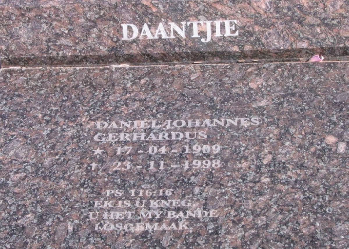 VISSER Daniel Johannes Gerhardus 1909-1998