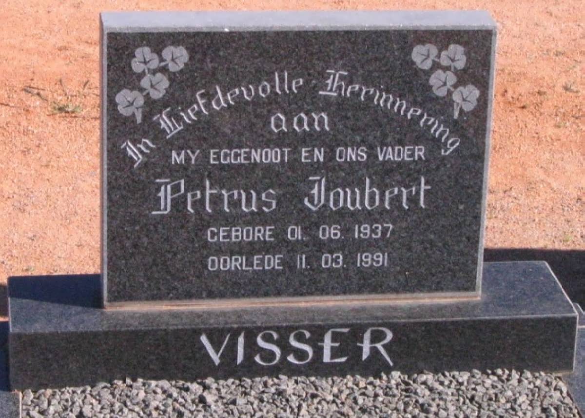 VISSER Petrus Joubert 1937-1991