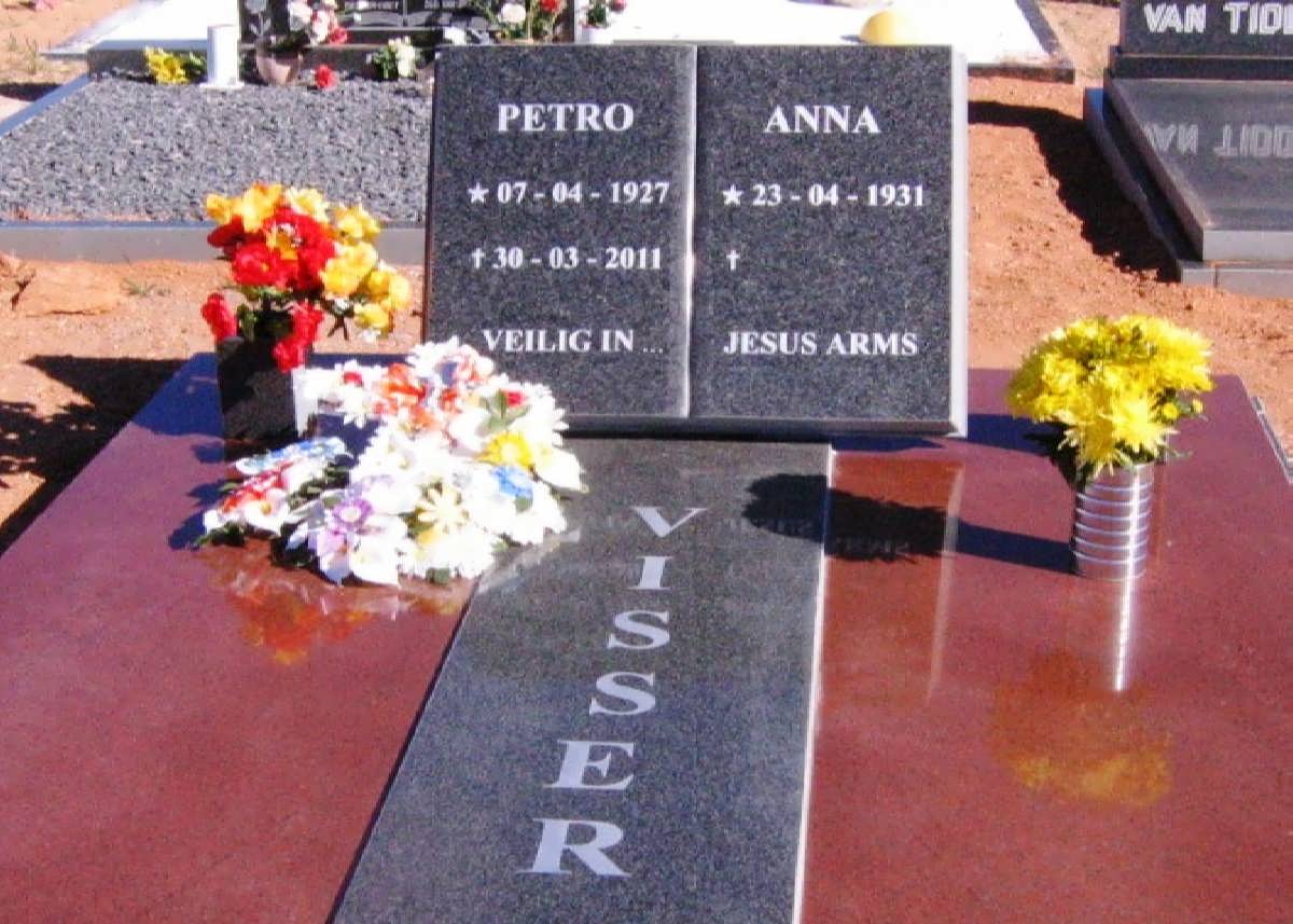 VISSER Petro 1917-2011 &amp; Anna 1931-