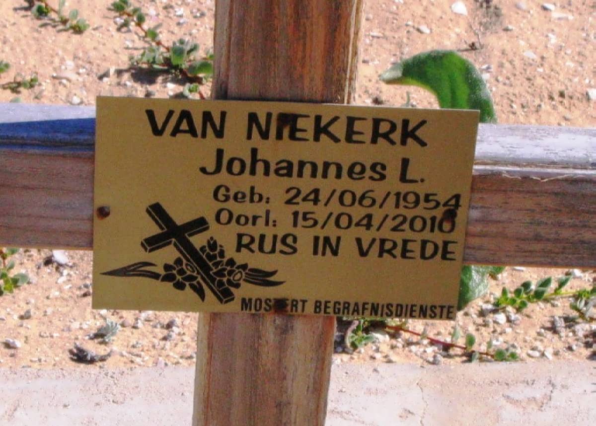 NIEKERK Johannes L., van 1954-2010