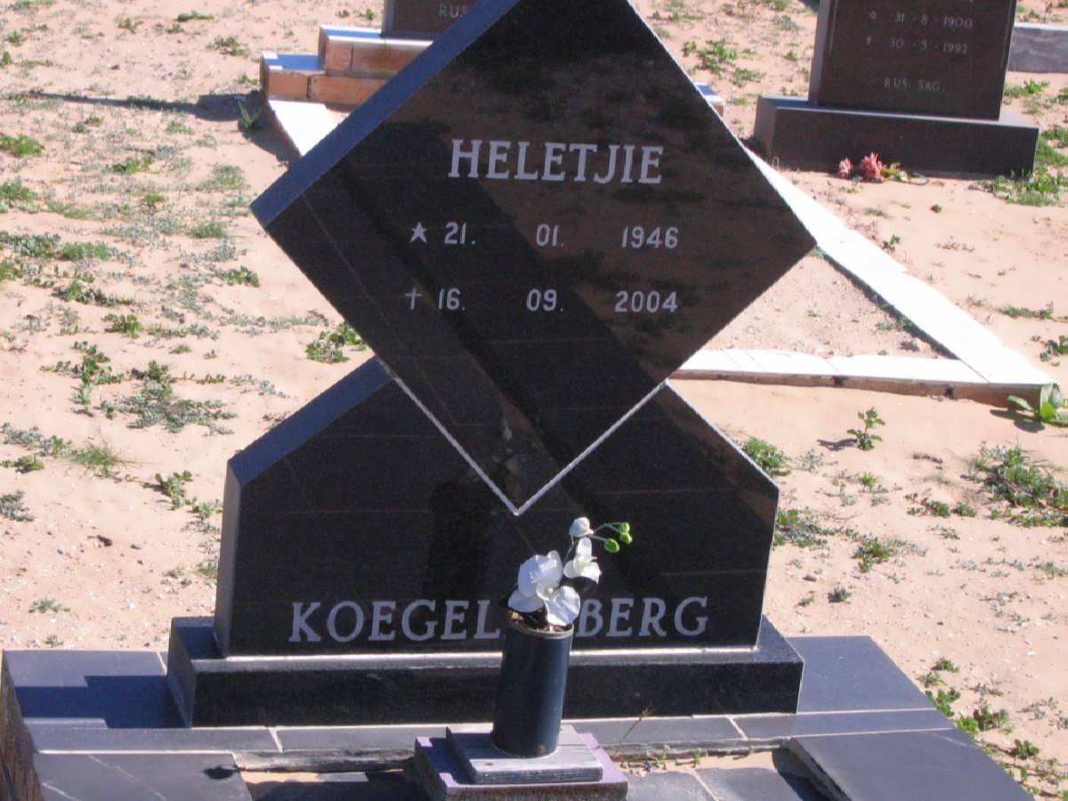 KOEGELENBERG Heletjie 1946-2004