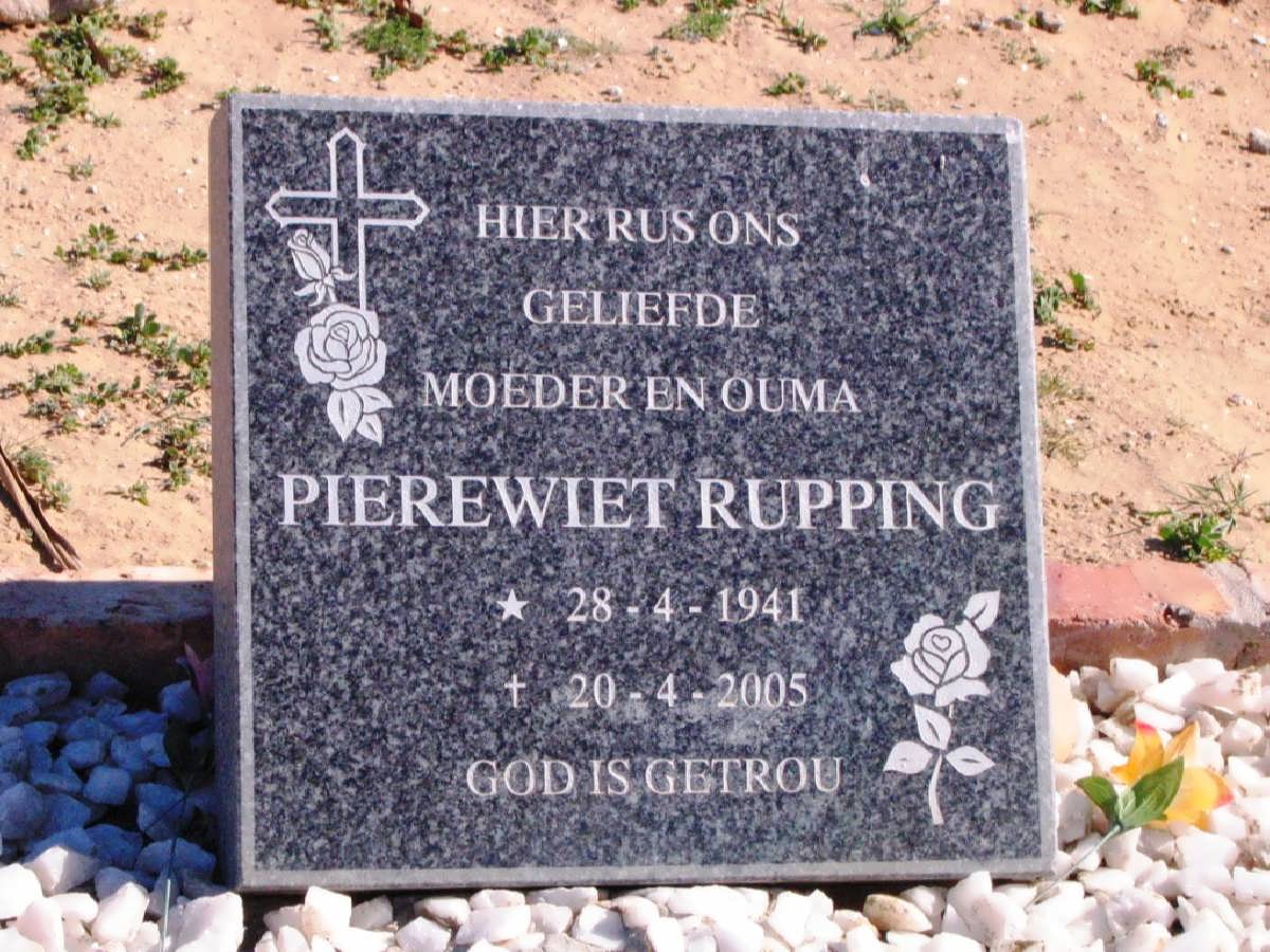 RUPPING Pierewiet 1941-2005