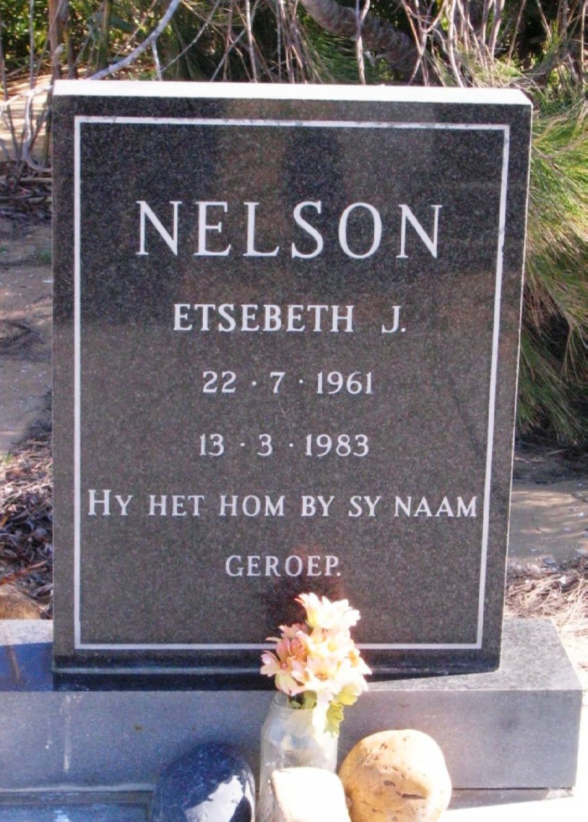 NELSON Etsebeth J. 1961-1983