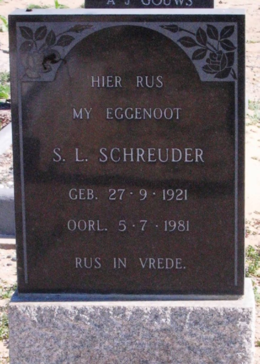 SCHREUDER S.L. 1921-1981