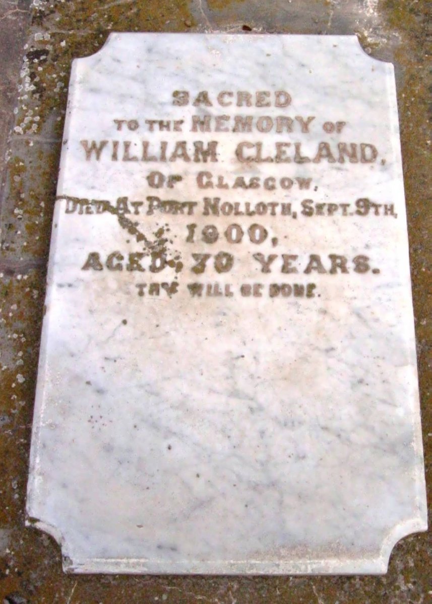 CLELAND William -1900