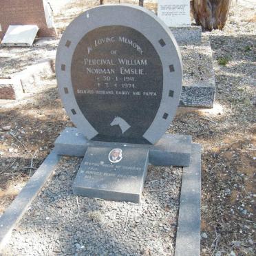 EMSLIE Percival William Norman 1911-1974