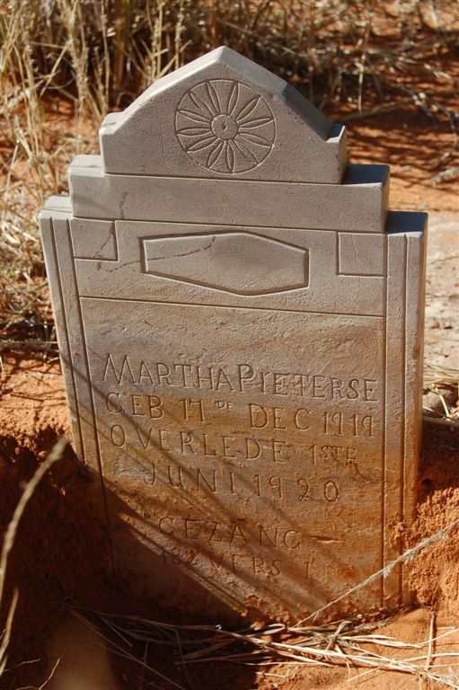 PIETERSE Martha 1919-1920