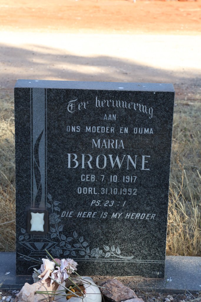 BROWNE Maria 1917-1992