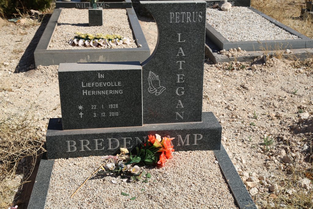 BREDENKAMP Petrus Lategan 1928-2010
