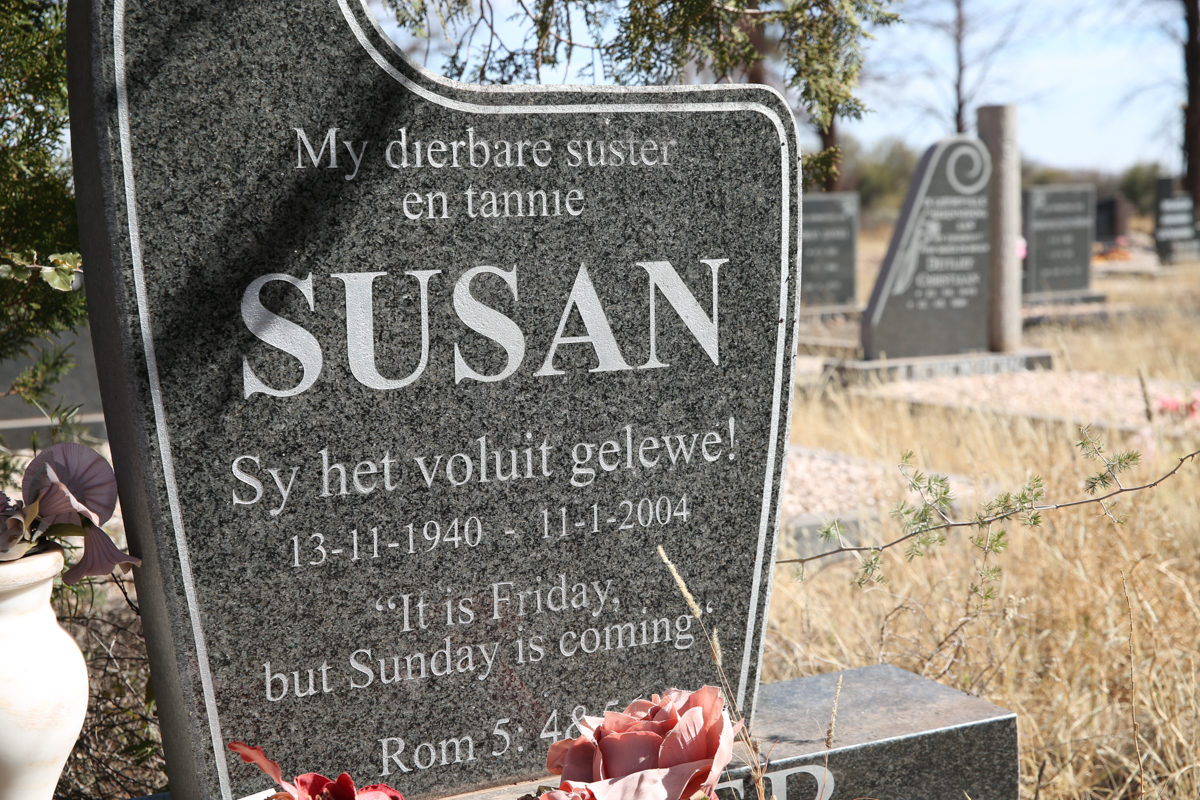 BURGER Susanna Catharina nee SCHOEMAN 1940-2004