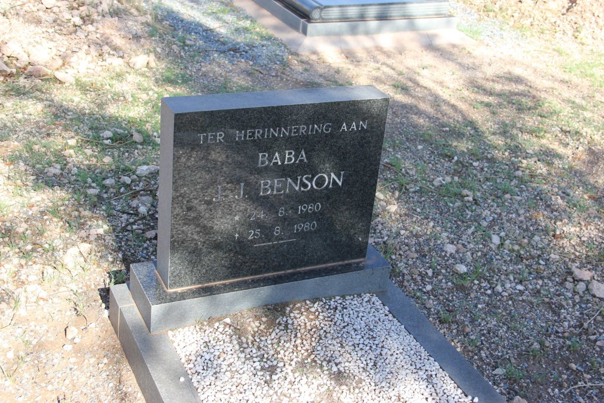 BENSON J.J. 1980-1980