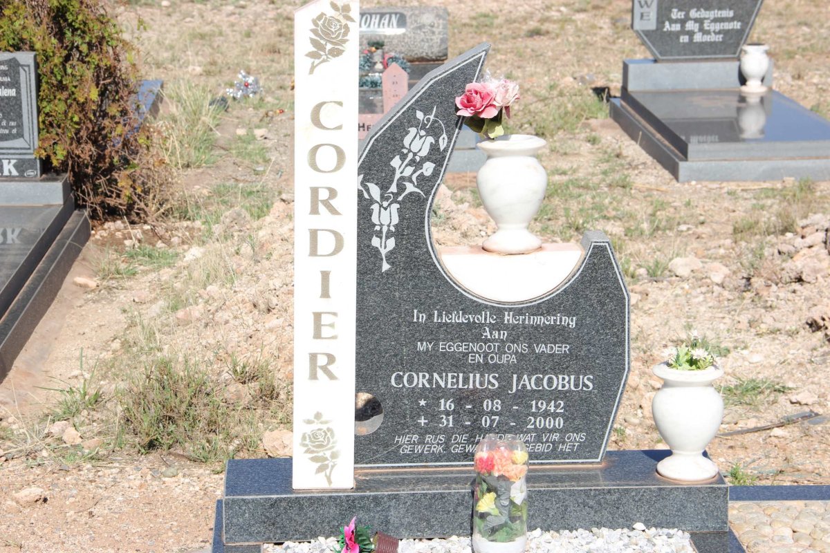 CORDIER Cornelius Jacobus 1942-2000