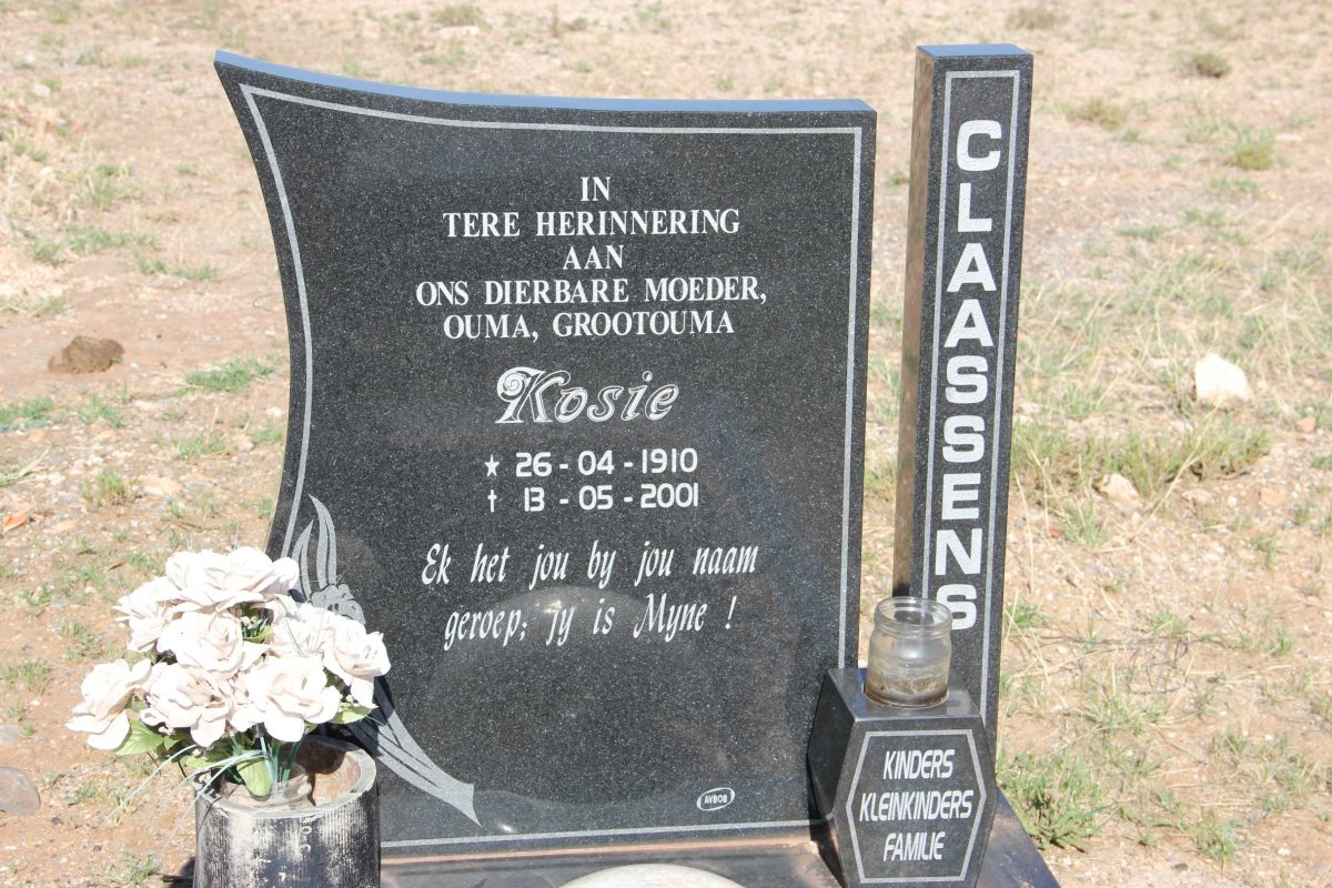 CLAASSENS Kosie 1910-2001